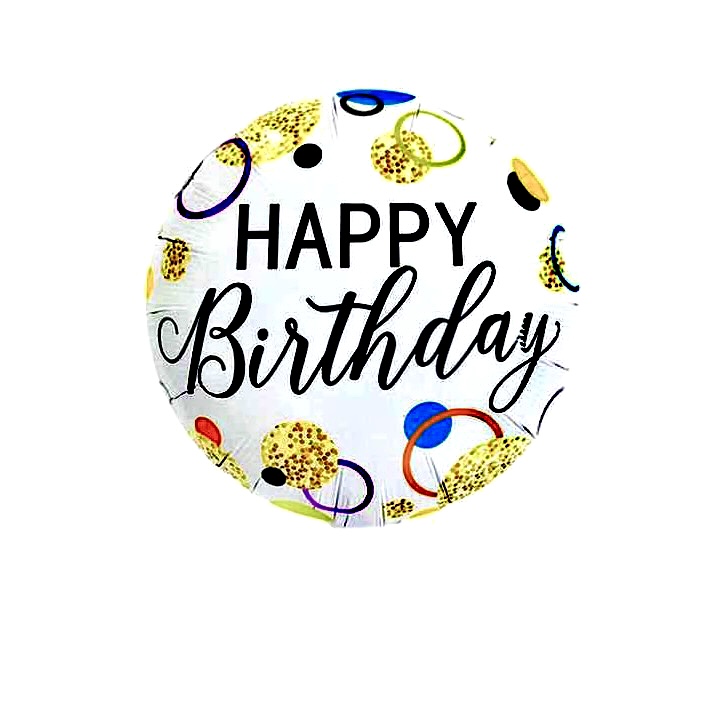 Palloncino Foil Happy Birthday 18 “ Sfuso – Idea Palloncini
